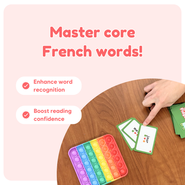 The Fidget Game French: Le Jeu de Fidget Mots Visuels!